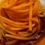 洋食の朝日 - 付け添えのナポリタンも旨し(￣ー￣)ﾆﾔﾘ