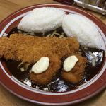 あさると - ジャンボカツカレー
            ご飯替え玉、チーズ・カニクリームコロッケトッピング