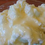 そらいえ - かき氷（ミルク氷）：アップ