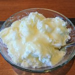 そらいえ - かき氷（ミルク氷）：300円