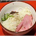 鴨だしらーめん 鴨福  - 和え玉 200円。お得感アリアリ♪