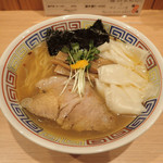 煮干らぁめん 有頂天 - 「塩煮干し背脂 750円」