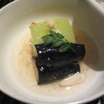 銀座 水野 - 冬瓜と茄子のあんかけ