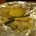 魚人 - 白身魚と野菜のホイル焼