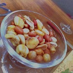 sumibibarukandaiwamotochousutairu - 箸休めのMixed nuts