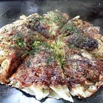 Okonomiyaki Yukiyoshi - お好み焼肉入り　580円