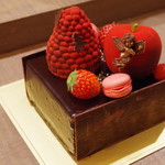 デセール ル コントワール - 料理写真:ショコラ・フランボワーズ・ピスターシュ