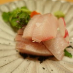 和食 おくざわ - ぶり刺身裏側