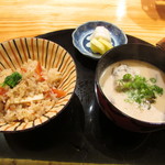 玄斎 - 炊き込みご飯 粕汁