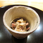 玄斎 - 松並キャベツとお麩のエゴマ和え