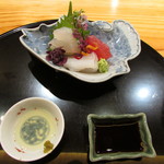 玄斎 - ヒラメ 皮付きハリイカ キハダマグロ