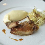 ON Dining Kitchen & Lounge - 私のメインはQuail Teriyaki うずらの照り焼き、付け合わせも全部美味かった