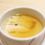 鮨こゝろ - スッポン、松茸、蒸し鮑の茶碗蒸し