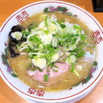 らーめん紫雲亭 - 醤油ラーメン_800円、ネギ増し_100円