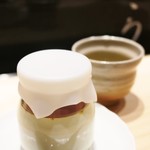 鮨こゝろ - 青大豆の豆乳と和三盆のブラマンジェ