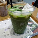 ナナズ・グリーンティー - 抹茶白玉あずきラテ