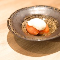 銀座　神籬 - フルーツトマトの白和え