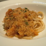 エノテカ・オルモ・デル・カウカソ - 渡り蟹のパスタ・・。