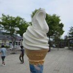 道の駅 なるさわ 軽食堂 - ソフトクリーム（バニラ）
