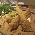 祇園たかしるや - 海老の天ぷら