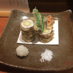 びんびや - 穴子ねぎ巻き揚げ