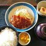 待夢里 - ランチ　みそかつ　¥750