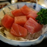 もつ焼 松 - （2017/12月）まぐろブツ