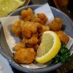 もつ焼 松 - （2017/12月）なんこつ唐揚げ