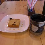 山小屋　佐藤 - コーヒーとバウンドケーキのセット５００円