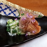 魚作 - 赤貝の酢の物。これだけはちょっと好みでなかったの