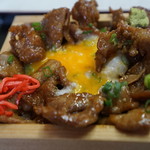 らーめん天上 - とろろと黄身をON♡