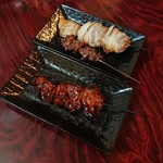 Izakaya Koushien - 豚串、砂肝、レバー