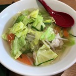 熊谷温泉 湯楽の里 - 野菜タンメン680円