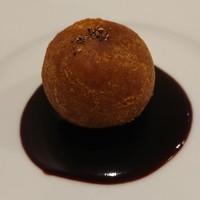 ラ・サンテ - 真狩産ゆり根とフォアグラとトリュフの衣揚げ