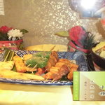 外の食品サンプル