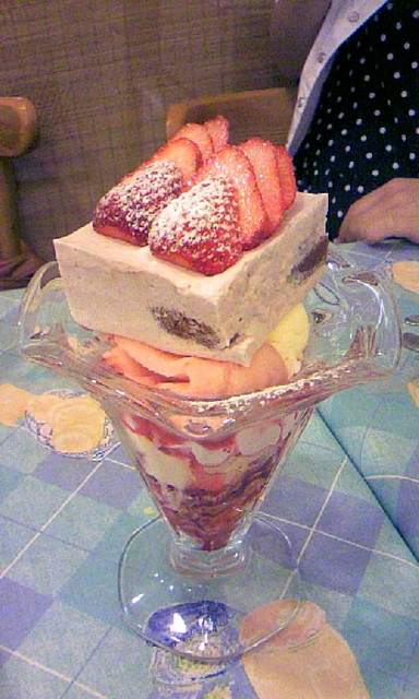 閉店 パラソル 大阪難波 パフェ 食べログ