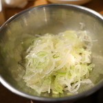 好ちゃん - ネギの付け合わせ