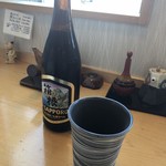 うなぎ亭 友栄 - 瓶ビール ¥700