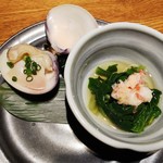 のどぐろ専門 銀座 中俣 - カニとハマグリ