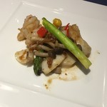 CHINESE CUISINE SON - ホタテ、エビ、白身魚と旬の野菜のXO醤炒め