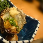 鮨処 竜敏 - サザエつぼ焼き