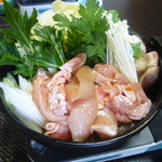 雉祥 - 鶏肉のすき焼き