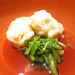 真鱈白子の揚げ出し