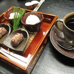 ふな田 - 前日までの予約にはデザートのサービス