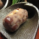 ふな田 - 小倉と胡桃の饅頭