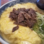 讃岐うどん 木乃屋 - ふわっふわの卵とじに、甘～いお肉