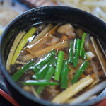 ひびき庵 - 鴨汁（かもじる）の淺蔥（あさつき）