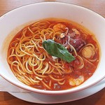 COCO'S - 魚介のスープスパゲッティ(961円)