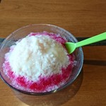SOLAIE - かき氷（イチゴ）＋練乳：250円＋50円