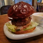 R-S - サルサバーガー(ランチ・プレート) スープ、珈琲 1,200円(税込) 